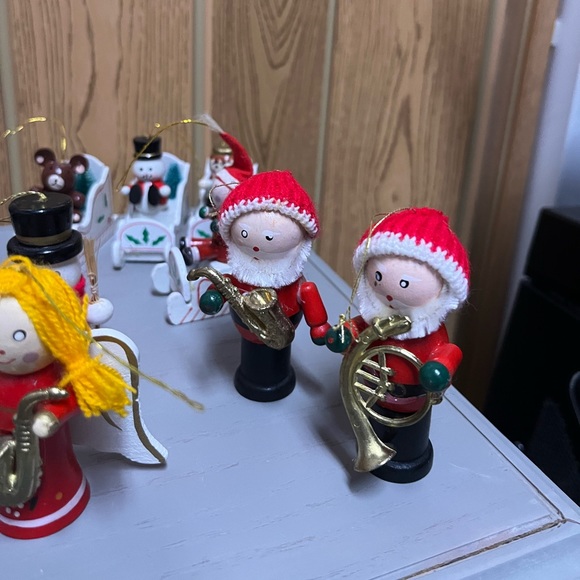 Lot of Vintage Wooden Christmas Ornaments 🎅🏻 - Picture 3 of 5